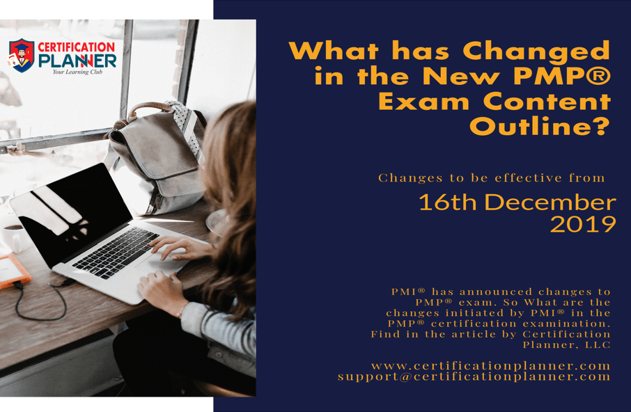What has changed in the new PMP® Exam Content Outline